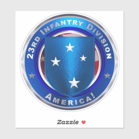 23e infanteriedivisie sticker (Vel)