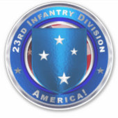 23e infanteriedivisie sticker (Voorkant)