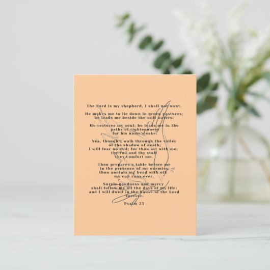 23e Psalm-Briefkaart Briefkaart (Staand voorkant)