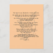 23e Psalm-Briefkaart Briefkaart (Voorkant)