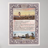 23e psalm De Heer is mijn Shepherd Canvas Print (Voorkant)