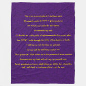 23e PSALM Fleece Deken (Voorkant)