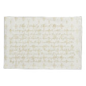23e Psalm Kalligrafie Standaard Grootte Kussensloop (Achterkant)