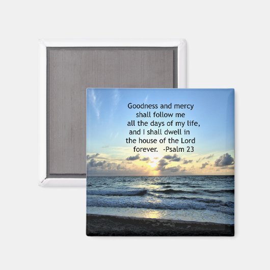 23E PSALM SUNRISE FOTOONTWERP MAGNEET (Voorkant / Achterkant)