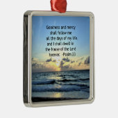 23E PSALM SUNRISE FOTOONTWERP METALEN ORNAMENT (Rechts)