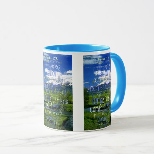 23e Psalm Valley Uitzicht Mok (Voorkant rechts)