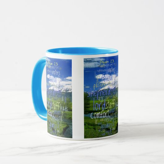 23e Psalm Valley Uitzicht Mok (Voorkant links)