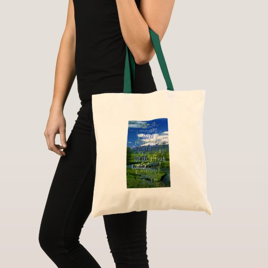 23e Psalm Valley Uitzicht Tote Bag (Voorkant (product))