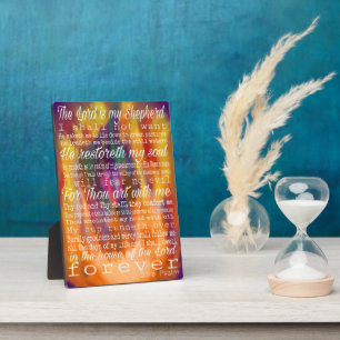 23e psalm - Versmeerd in de brand Fotoplaat