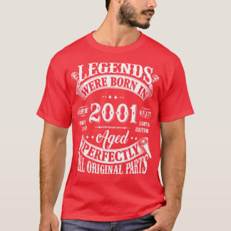 23e T-shirt 23 jaar oude legendes geboren in 200