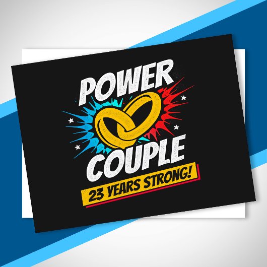 23e trouwdag getrouwde koppels 23 jaar sterk briefkaart