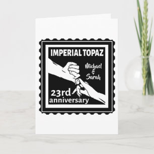 23e trouwdag Imperial Topaz Kaart