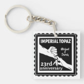 23e trouwdag Imperial Topaz Sleutelhanger (Voorkant)