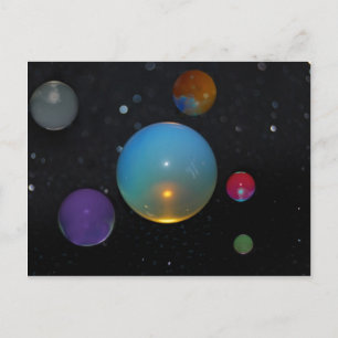 23e universum in de ruimte briefkaart
