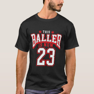 23e verjaardag Bysketbyll Lover 23 jaar oude Bday T-shirt