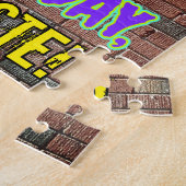 23e verjaardag ~ Fun, geïnspireerd door Urban Graf Legpuzzel (Zijkant)