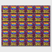 23e verjaardag: Heatten, regenboognr. 23 Cadeaupapier (Vlak)