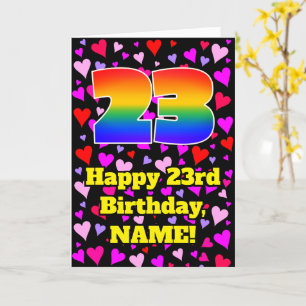 23e verjaardag: Heatten, regenboognr. 23 Kaart