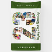 23e verjaardag partijnummer 23 foto-inklage banner (Verticaal)