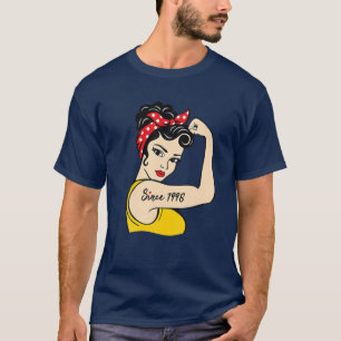 23e verjaardag sinds 1998 Vrouwen schrijven 23 jaa T-shirt