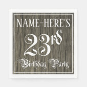 23e verjaardag van de partij — Fancy Manuscript, d Servet (Voorkant)
