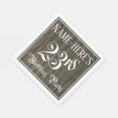 23e verjaardag van de partij — Fancy Manuscript, d Servet (Hoek)