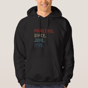  23e Verjaardag Vrouwen Mannen Fabulous Sinds Jun Hoodie