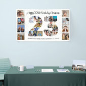 23e verjaardagsfeest Nummer 23 fotocollage Spandoek (Beurs)