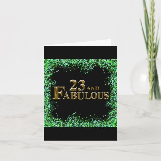23rd Birthday Kaart (Voorkant)