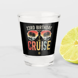 23RD Verjaardag Cruise Familie Matching Shot Glas
