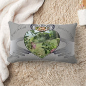 23rd Wedding Jubileum Foto Claddagh Lumbar P Kussen (Deken)