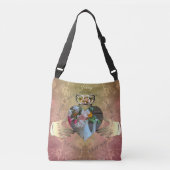 23rd Wedding Jubileum Foto Claddagh Topaz Crossbody Tas (Voorkant)