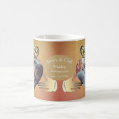 23rd Wedding Jubileum Foto Claddaugh Topaz Koffiemok (Center)