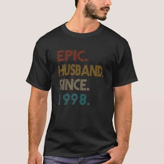 23rd Wedding Jubileum Gift Him - Epic Husband S T-shirt (Voorkant)