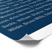 23x35 Afdrukken - Atheïstische Apparel Roll - Blau Poster (Hoek)