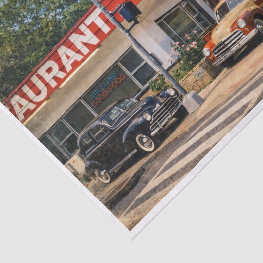 2400 Diner- Fredericksburg  Tissuepapier (Detail)