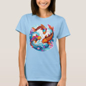 24082_Three Koi, Koi Art T-shirt (Voorkant)