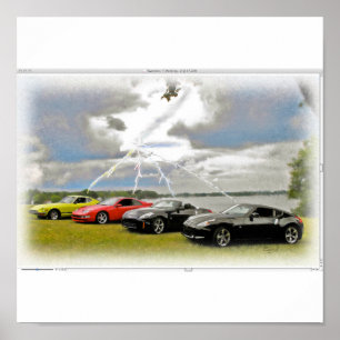 240 tot 370 Z auto's Poster