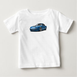 240sx blauwe auto tekening