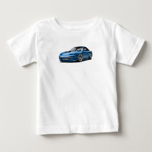 240sx blauwe auto tekening (Voorkant)