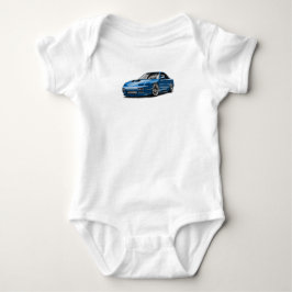 240sx blauwe auto tekening romper