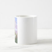 2421 - Roze en groen Roos Koffiemok (Center)