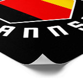 2425 National Flag Soccer Jersey Kit Sport Uniform Poster (Hoek)