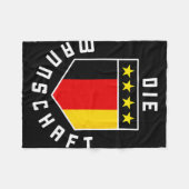 2425 Nationale Vlag Voetbalshirt Kit Sportuniform Fleece Deken (Voorkant (Horizontaal))