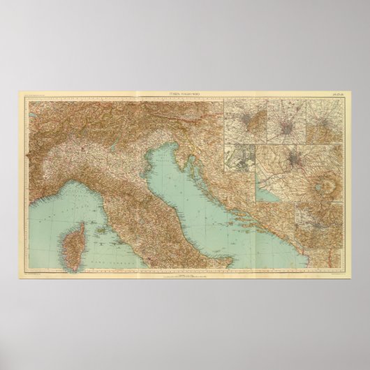 2426 Noord-Italië Poster (Voorkant)