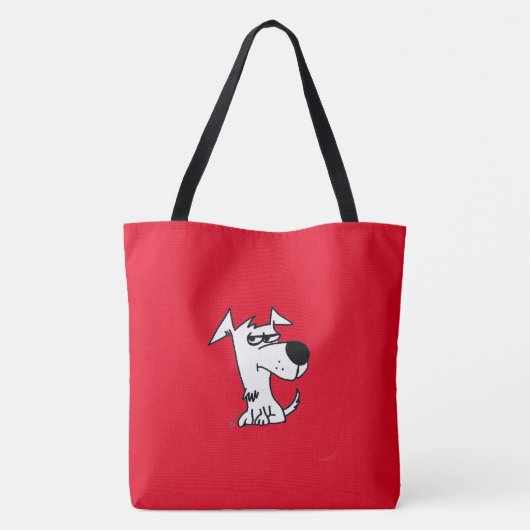 242 - Max de Dog-Canvas tas (Achterkant)