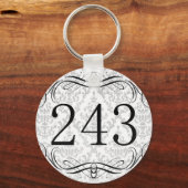 243 Netnummer Sleutelhanger (Voorkant)