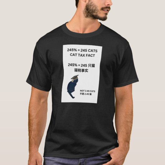 245% = 245 KATTEN T-SHIRT (Voorkant)