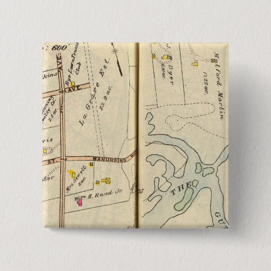 246247 Rogge Vierkante Button 5,1 Cm (Voorkant)