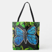 246 - Butterfly - Canvas tas (Voorkant)